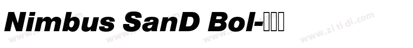 Nimbus SanD Bol字体转换 Nimbus SanD Bol字体转换